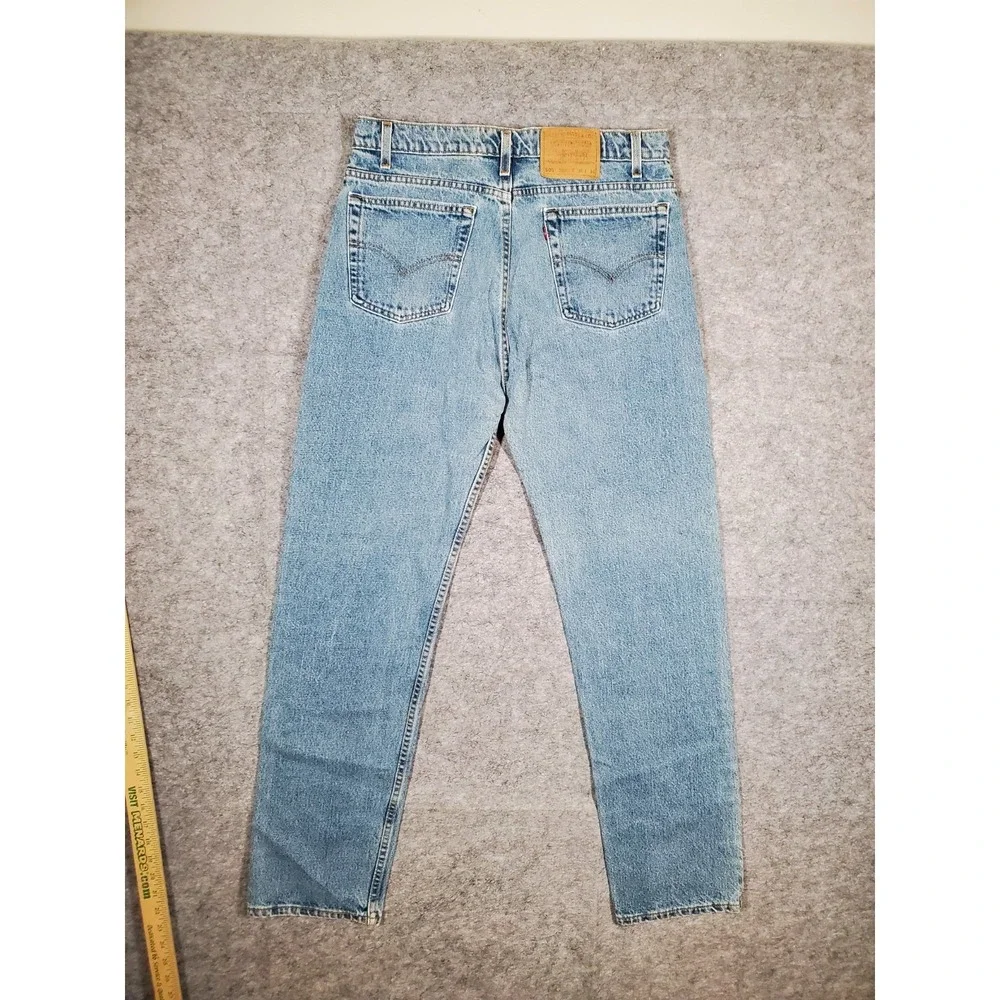 Vintage Levi's 505 Mens Regular Fit Jeans 36x34 Fits 34x33 USA 100% Cotton 90s